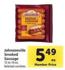 Safeway Johnsonville Smoked Sausage offer