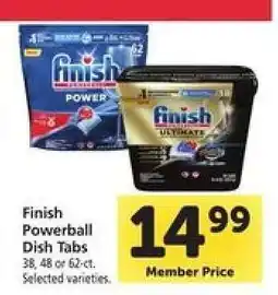 Safeway Finish Powerball Dish Tabs offer