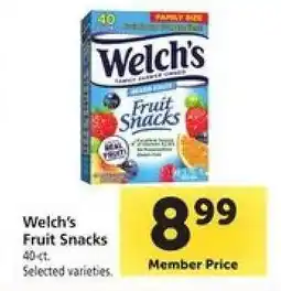 Safeway Welch's Fruit Snacks offer