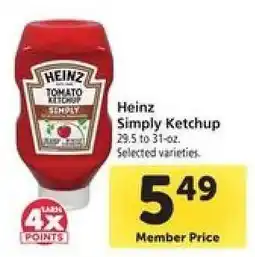 Safeway Heinz Simply Ketchup offer