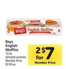 Safeway Bays English Muffins offer