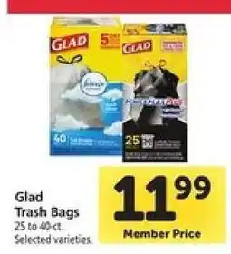 Safeway Glad Trash Bags offer
