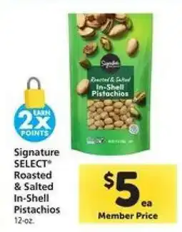 Safeway Signature SELECT Roasted & Salted In-Shell Pistachios offer