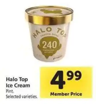 Safeway Halo Top Ice Cream offer
