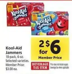 Safeway Kool-Aid Jammers offer