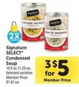 Safeway Signature Select Condensed Soup offer