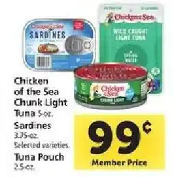 Safeway Chicken Of The Sea Chunk Light Tuna offer