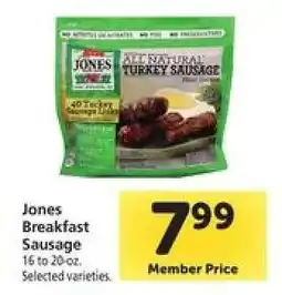 Safeway Jones Breakfast Sausage offer