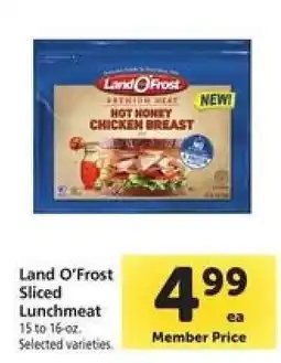 Safeway Land O’Frost Sliced Lunchmeat offer