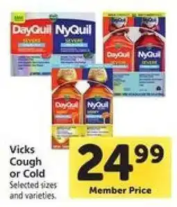 Safeway Vicks Cough or Cold offer