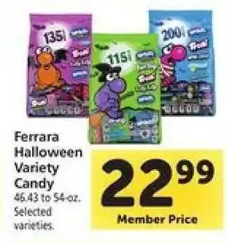 Safeway Ferrara Halloween Variety Candy offer