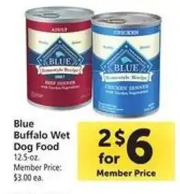Safeway Blue Buffalo Wet Dog Food offer