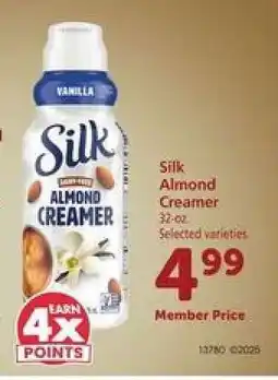 Safeway Silk Almond Creamer offer