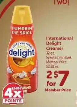 Safeway International Delight Creamer offer