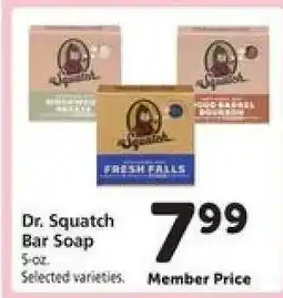 Safeway Dr. Squatch Bar Soap offer