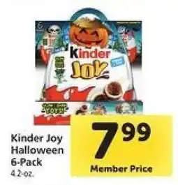 Safeway Kinder Joy Halloween 6-Pack offer