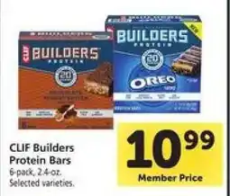 Safeway Clif Builders Protein Bars offer