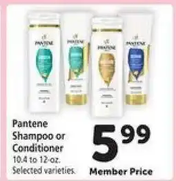 Safeway Pantene Shampoo or Conditioner offer