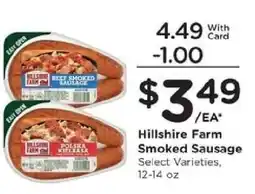Kroger Hillshire Farm Smoked Sausage offer