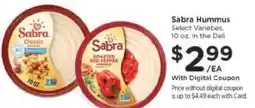 Kroger Sabra Hummus offer