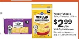Kroger Kroger Cheese offer