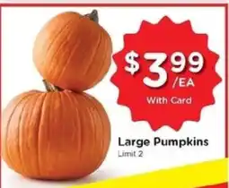 Kroger Large Pumpkins offer
