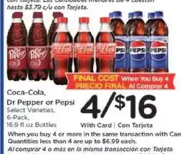 Kroger Coca-Cola, Dr Pepper or Pepsi offer