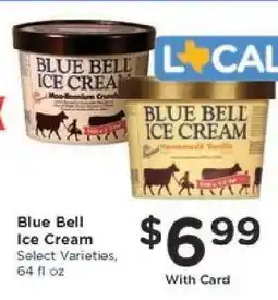 Kroger Blue Bell Ice Cream offer