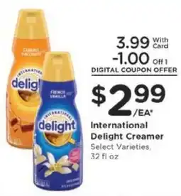 Kroger International Delight Creamer offer