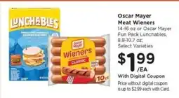 Kroger Oscar Mayer Meat Wieners offer