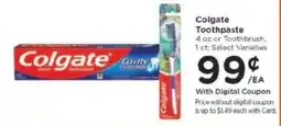 Kroger Colgate Toothpaste offer