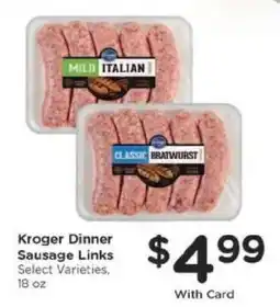 Kroger Kroger Dinner Sausage Links offer