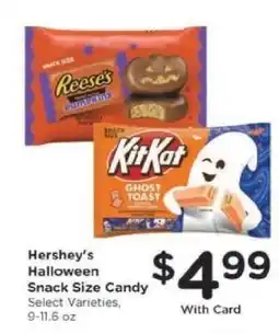 Kroger Hershey's Halloween Snack Size Candy offer