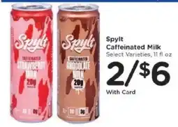 Kroger Splyt Caffeinated Milk offer