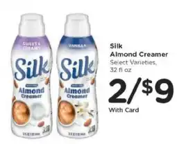Kroger Silk Almond Creamer offer