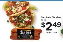 Kroger San Luis Chorizo offer