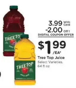 Kroger Tree Top Juice offer