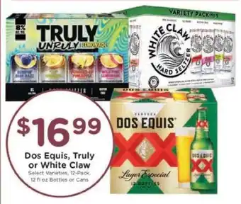 Kroger Dos Equis, Truly or White Claw offer
