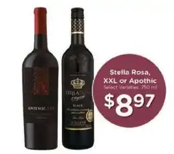 Kroger Stella Rosa, XXL or Apothic offer