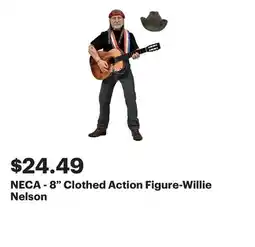 Best Buy NECA - 8 Clothed Action Figure-Willie Nelson offer