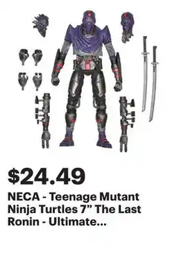 Best Buy NECA - Teenage Mutant Ninja Turtles 7 The Last Ronin - Ultimate Foot Bot offer