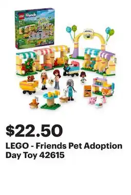 Best Buy LEGO - Friends Pet Adoption Day Toy 42615 offer