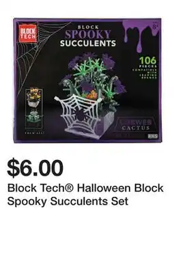 Five Below Block Tech Halloween Block Spooky Succulents Set offer