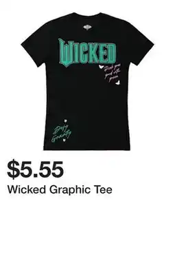 Five Below Wicked Graphic Tee offer