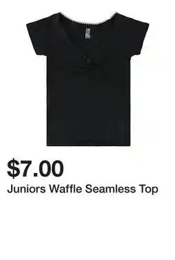 Five Below Juniors Waffle Seamless Top offer