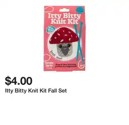 Five Below Itty Bitty Knit Kit Fall Set offer