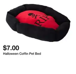 Five Below Halloween Coffin Pet Bed offer
