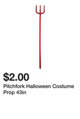 Five Below Pitchfork Halloween Costume Prop 43in offer
