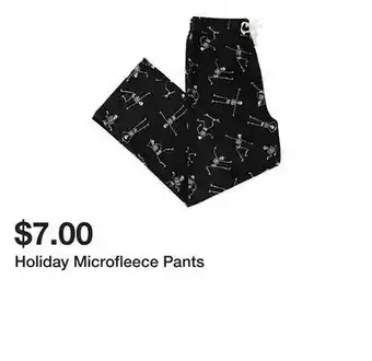Five Below Holiday Microfleece Pants offer