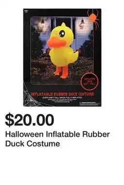Five Below Halloween Inflatable Rubber Duck Costume offer